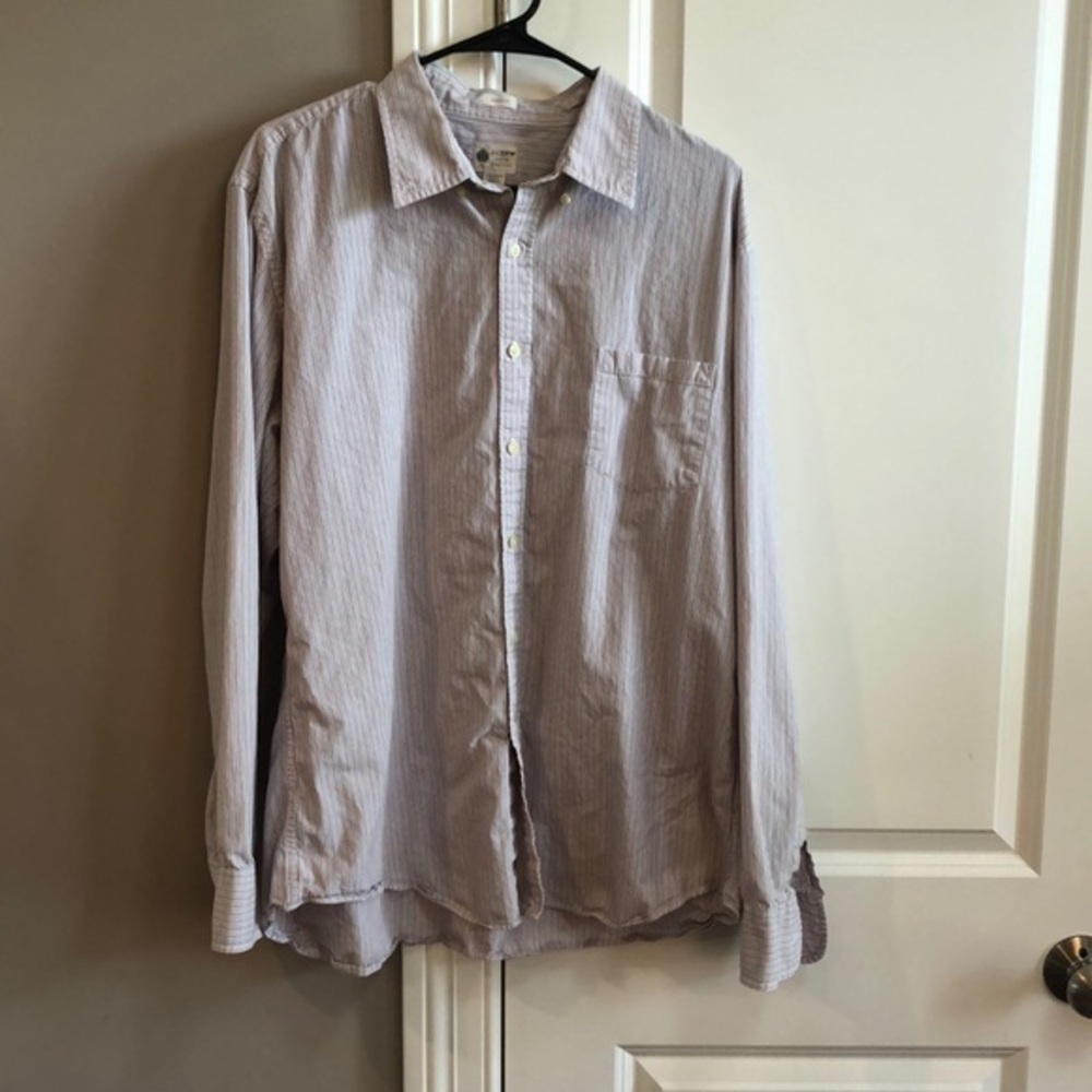 J.Crew Men’s Long Sleeve Button Up Size XL - Picture 1 of 5